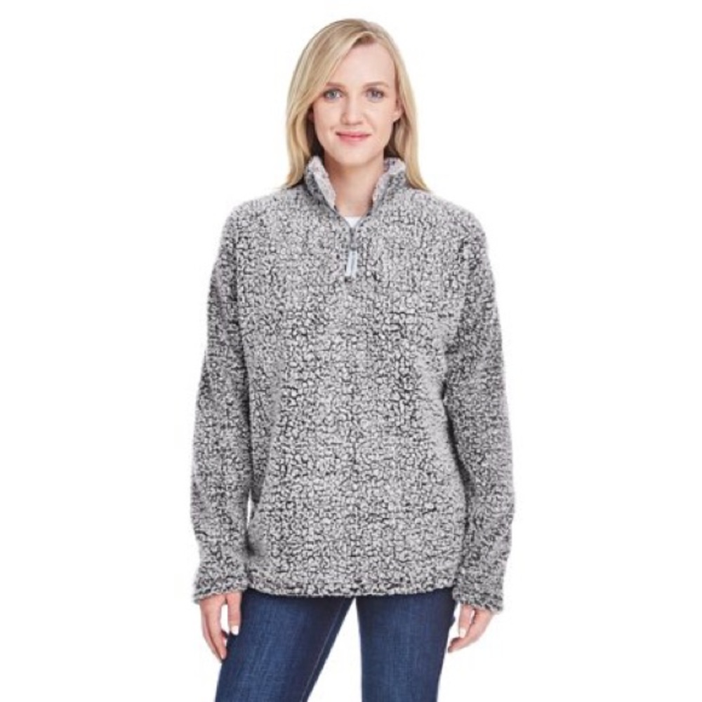 FUZZY FLEECE QUARTER ZIP